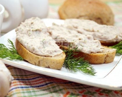 Паштет из белой фасоли