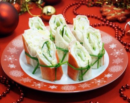 Фаршированные крабовые палочки
