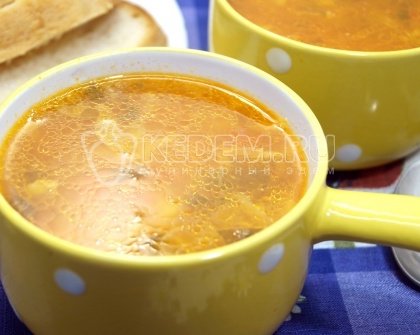 Борщ со щавелем и овощами