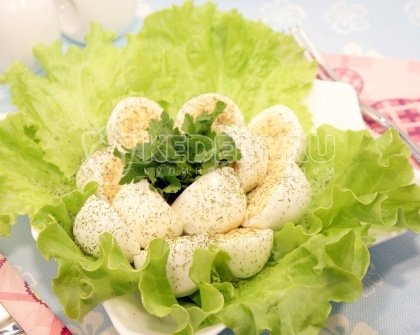 Яйца фаршированные сыром