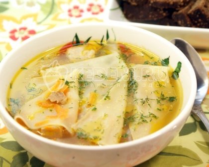 Суп-лапша домашняя «Мясная»