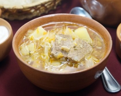 Щи из квашеной капусты