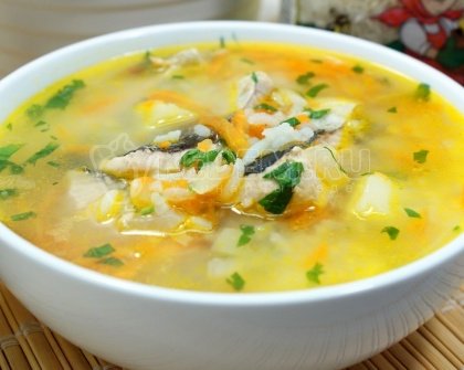 Рыбный суп с рисом