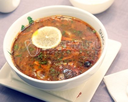 Мясная солянка