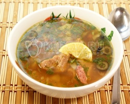 Солянка сборная мясная